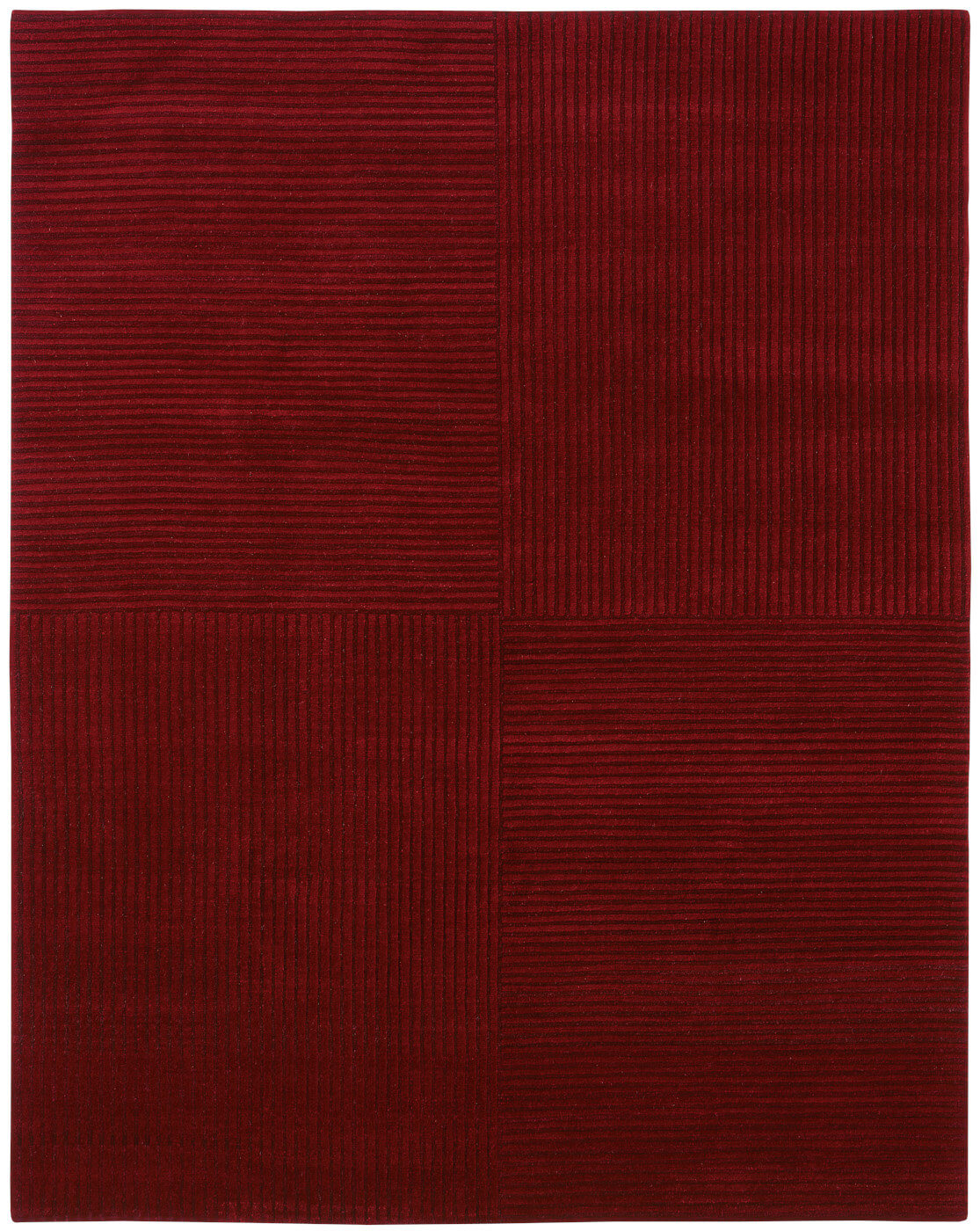 Hand-Knotted Purple Rug
