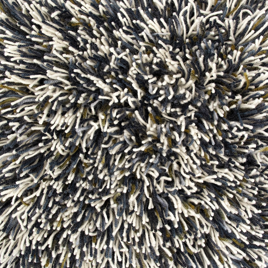 Plush Carbon Shag Rug