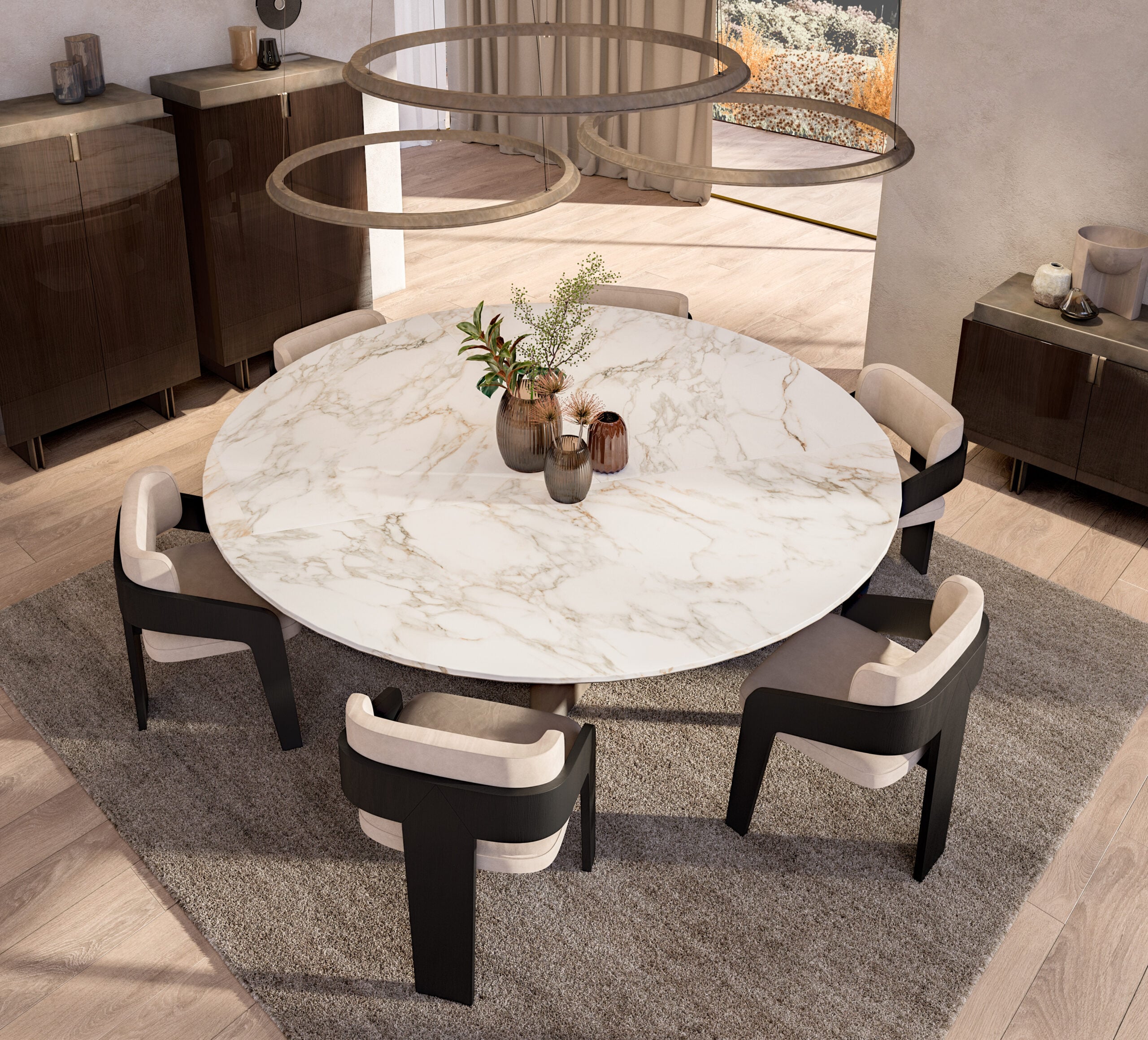 New Mood Round Dining Table