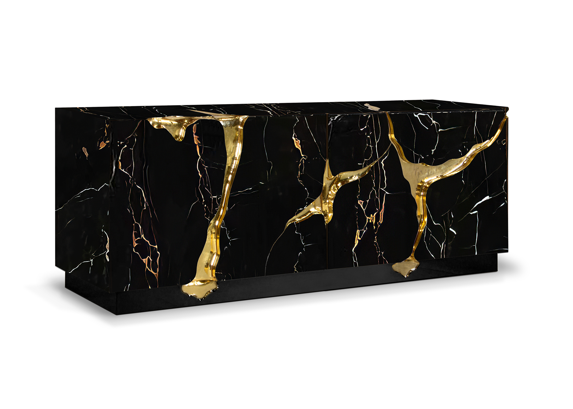 Black & Gold Opulent Sideboard