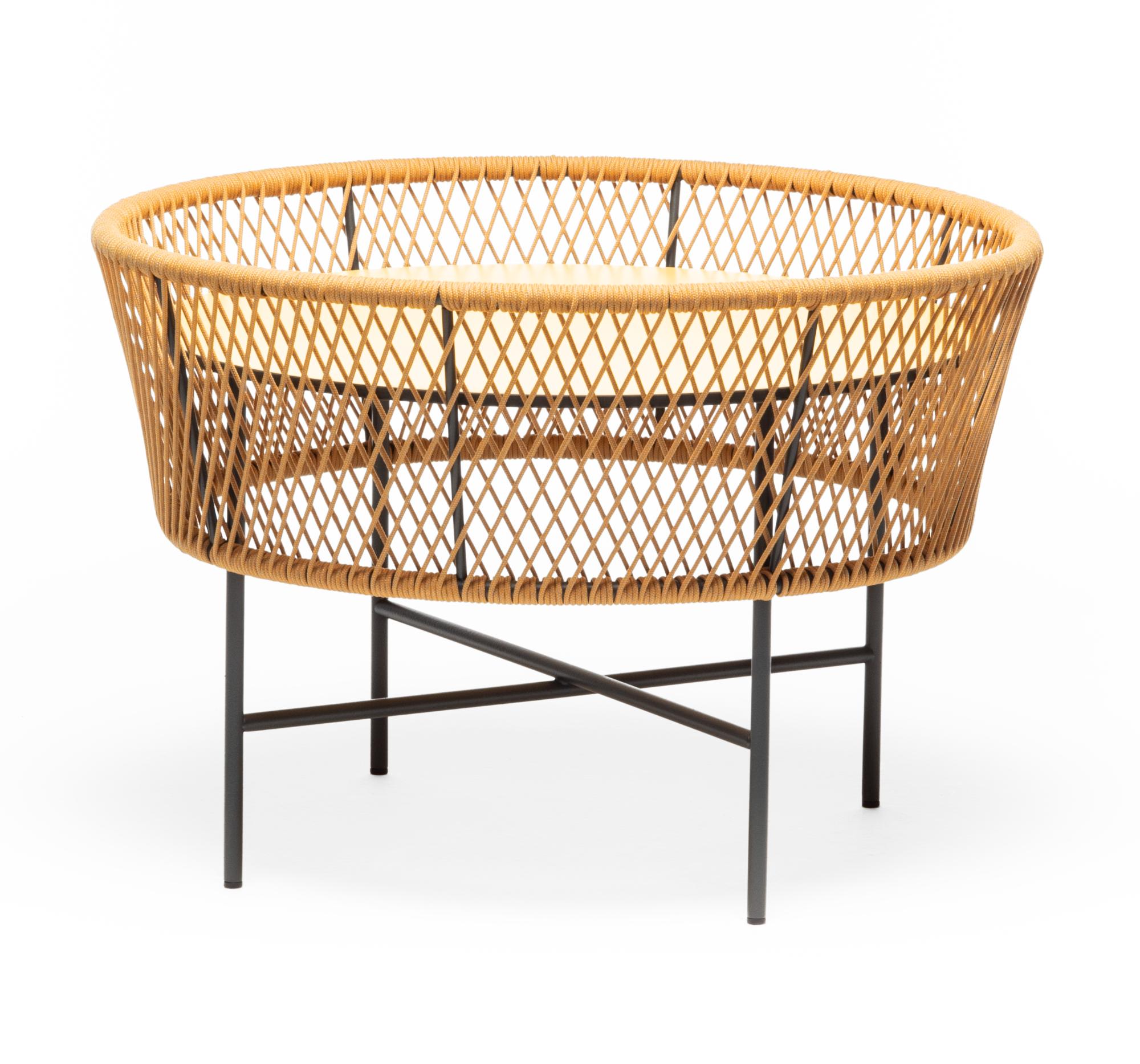 Tamburo ME Round Yellow Outdoor Coffee Table