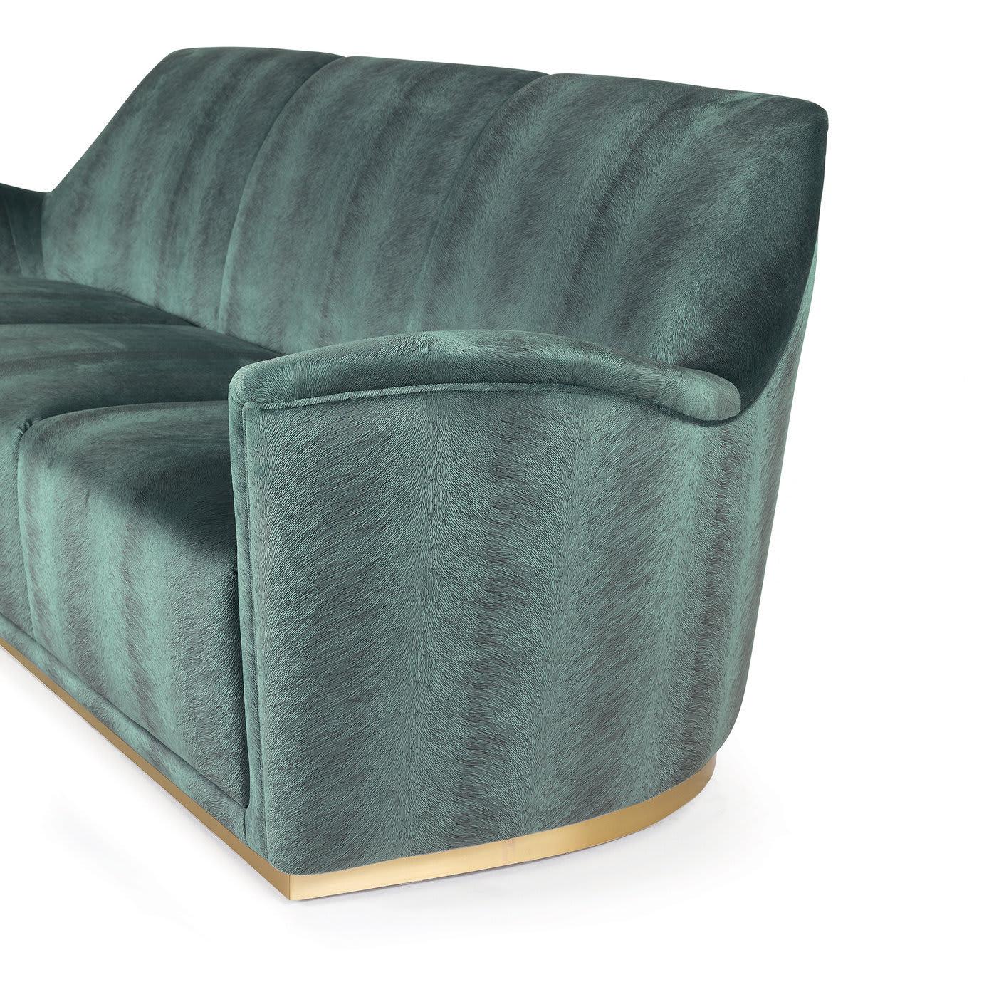 Jacob Teal 3-Seater Sofa