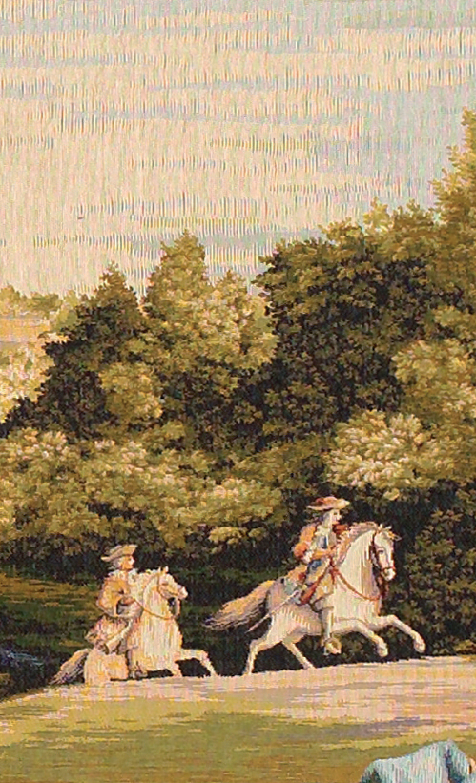 Large Bellevue Castle Tapestry