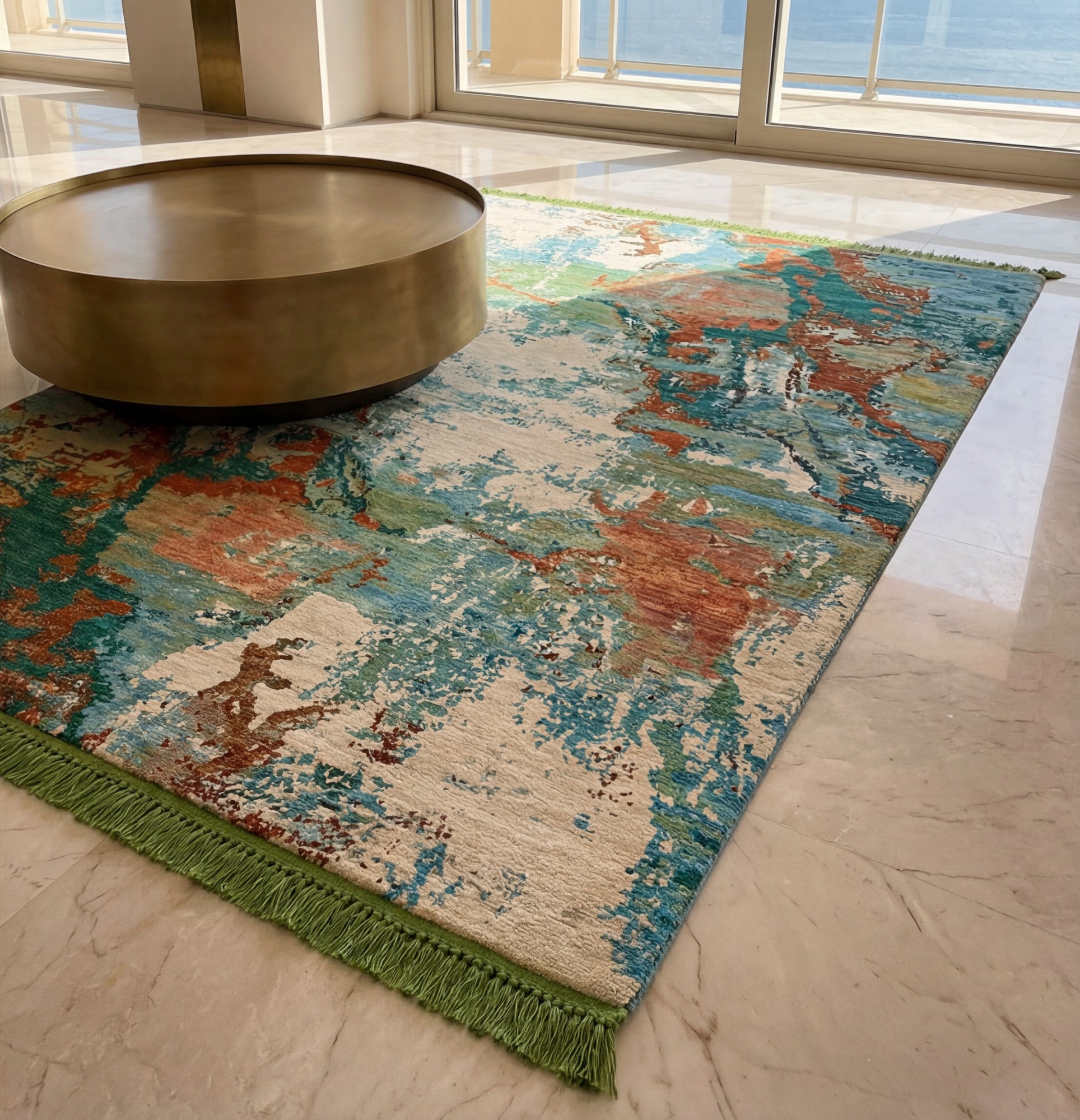 Botanical Tapestry Artisan Rug