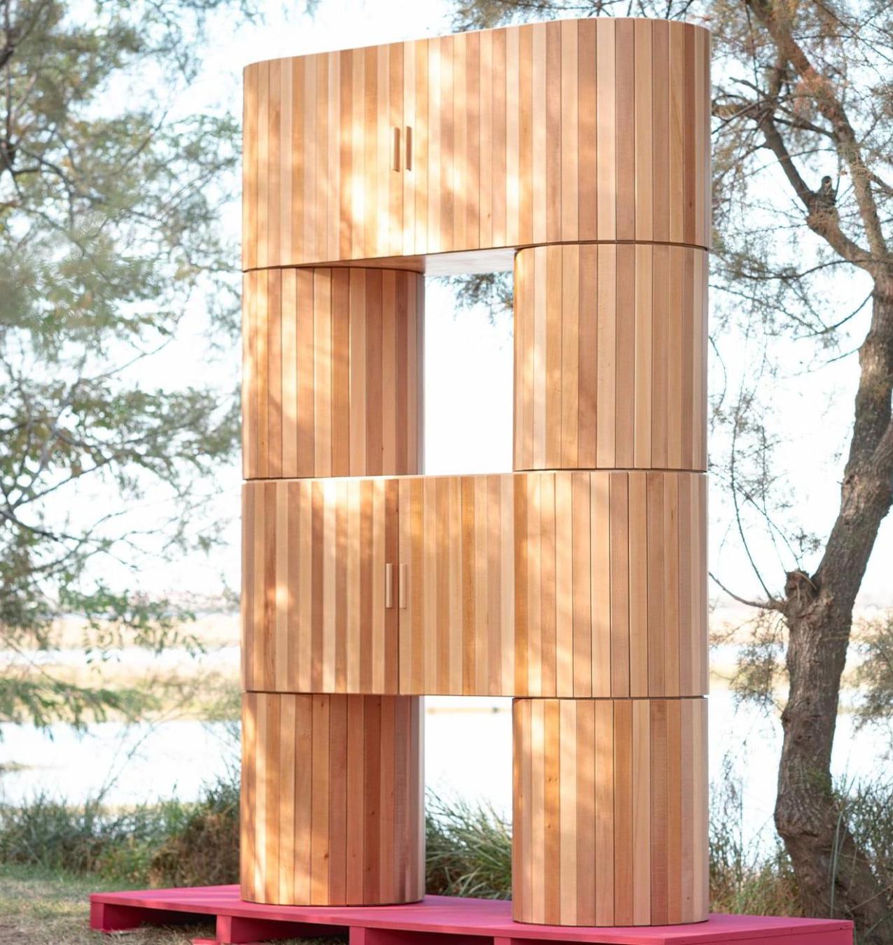 Natural Limewood Cabinet