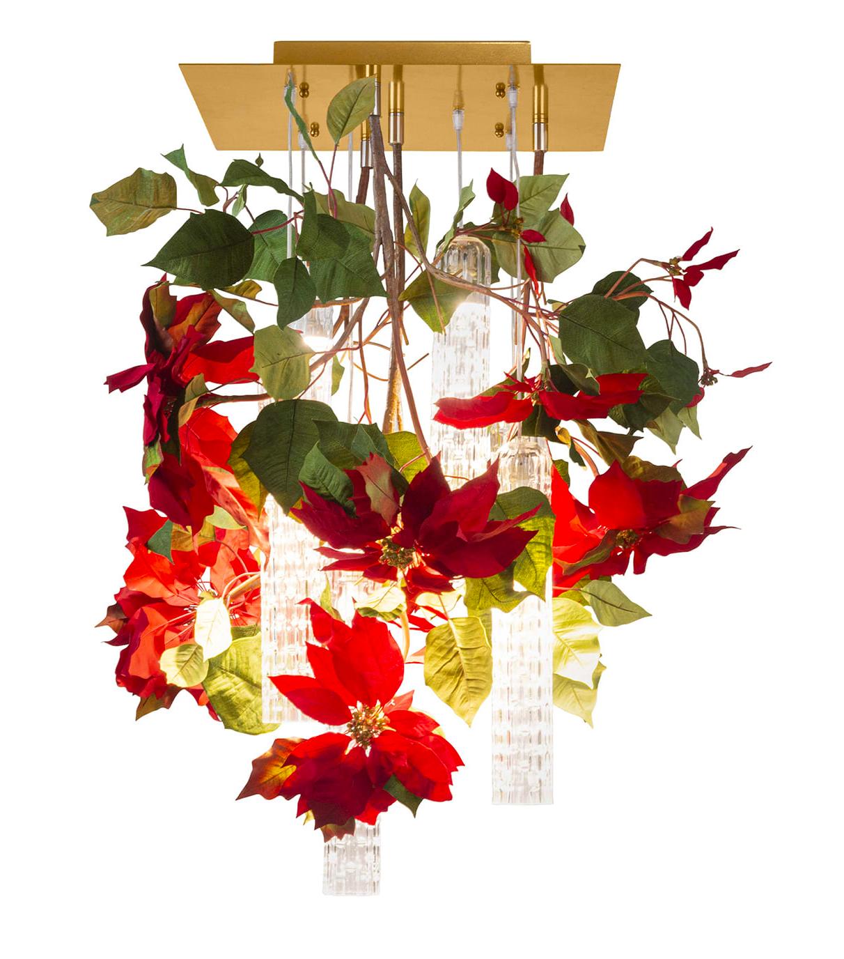 Poinsettia Chandelier