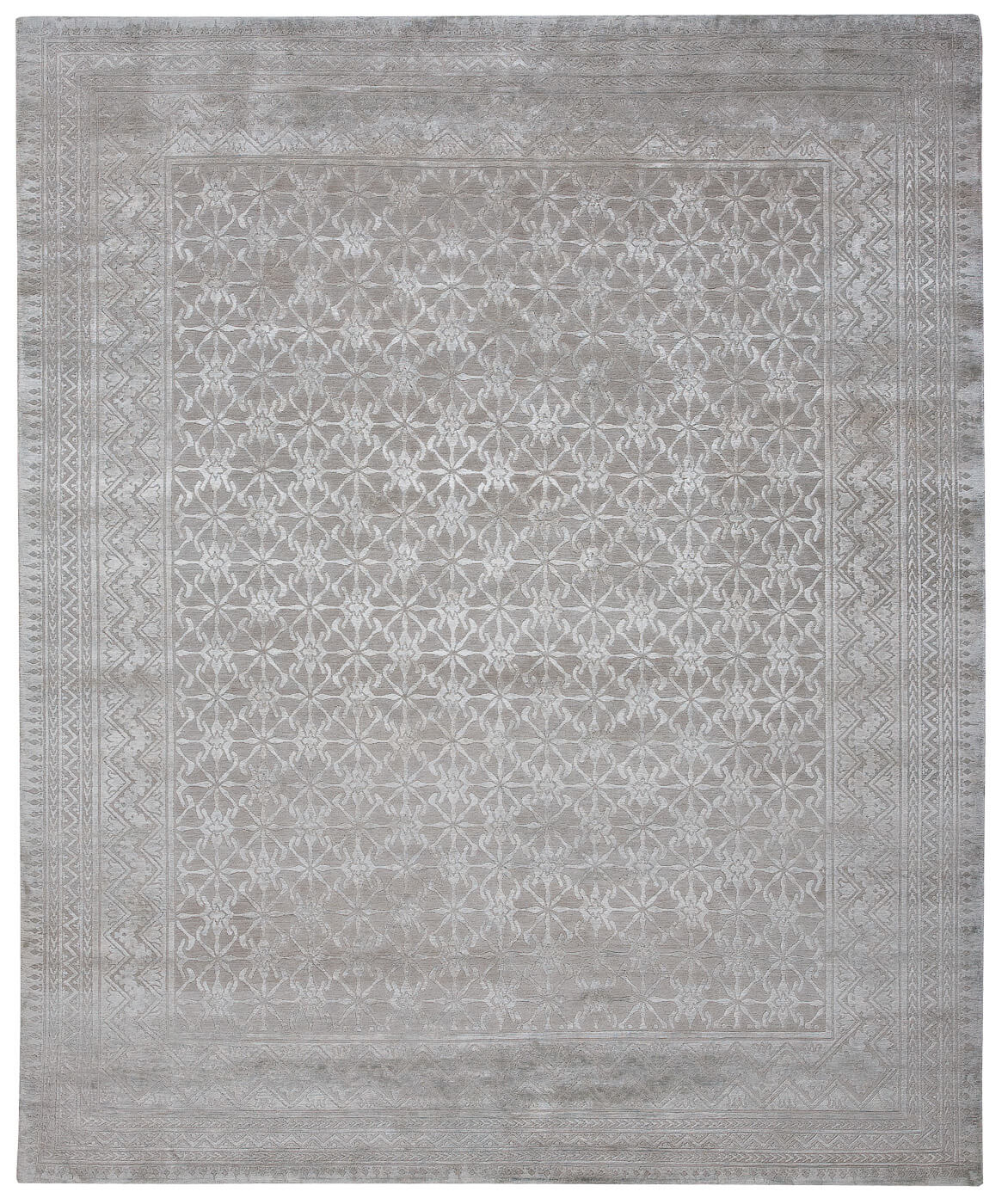 Hand-Woven Blueberry Grey 3 Rug