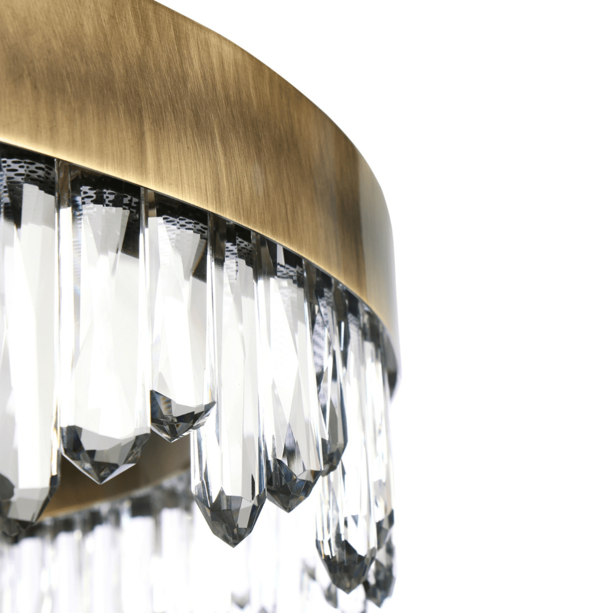 Flowing Brass Suspension Light