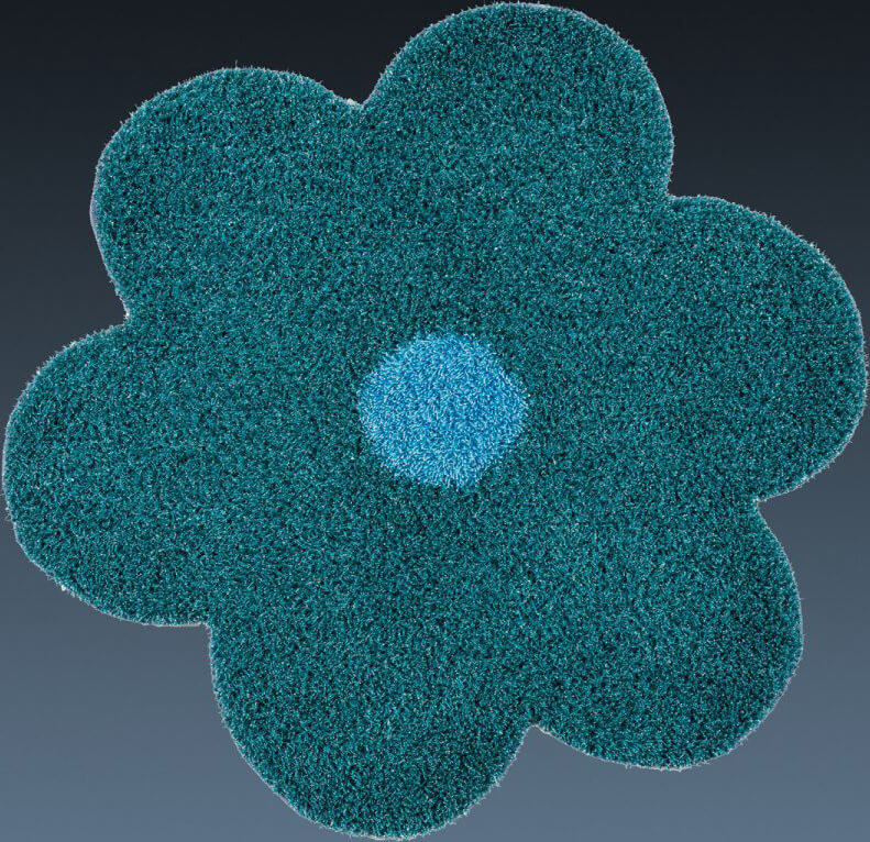 Daisy Kids Turquoise Sitap Rug