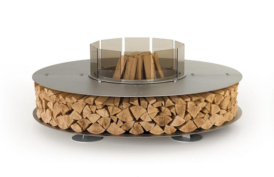 Zero Steel Inox Outdoor Fire Pit
