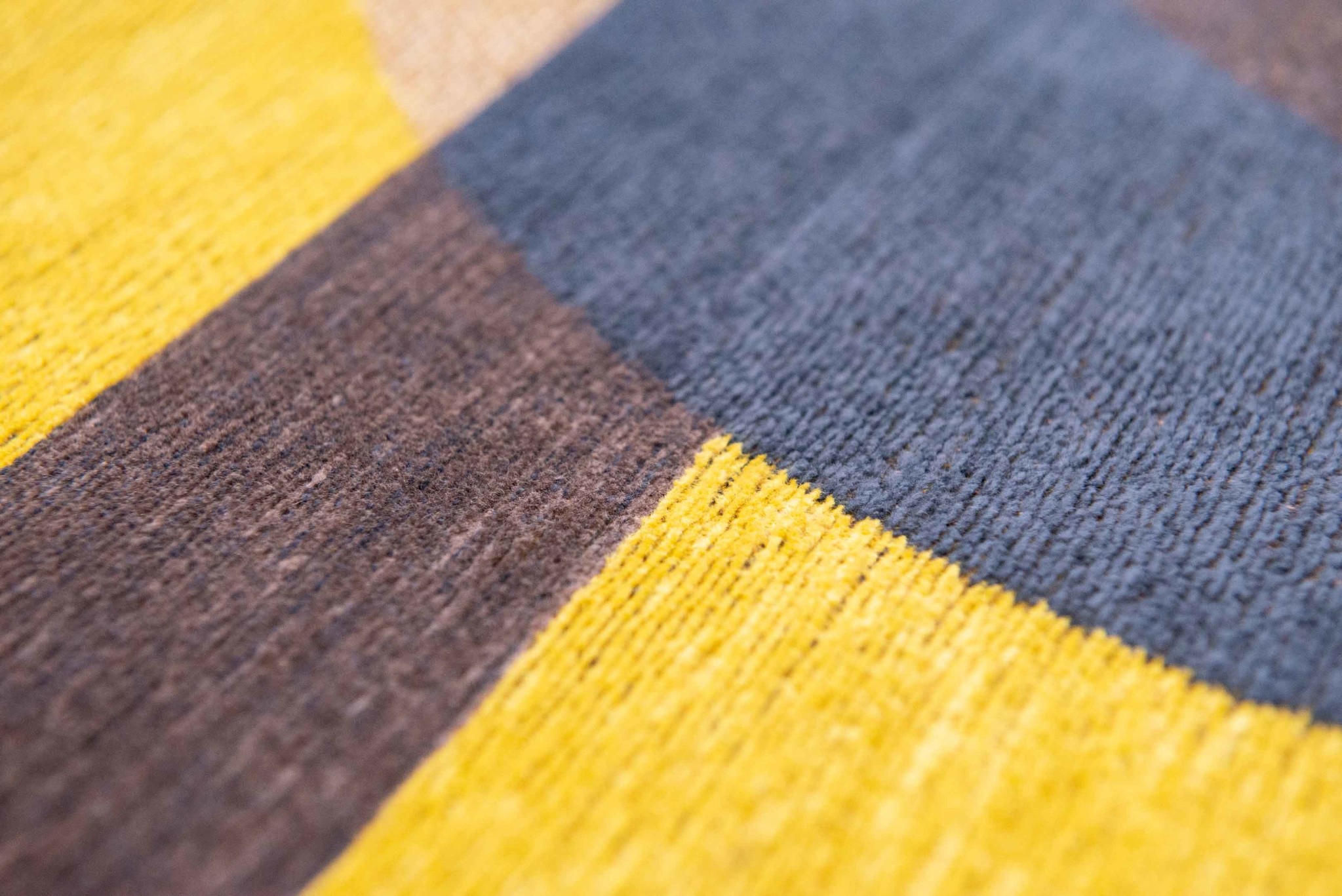 Geometric Yellow Flatwoven Rug