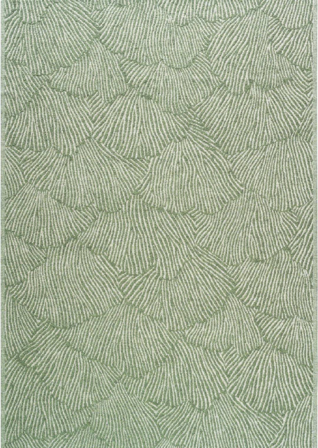 Aurora Green Outdoor Rug ☞ Size: 6' 7" x 9' 6" (200 x 290 cm)