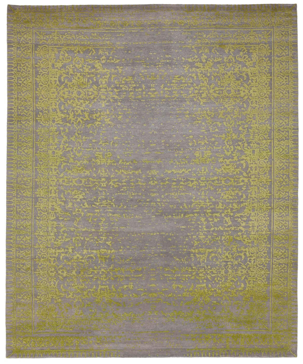 Wool / Silk Ferrara Green Rug