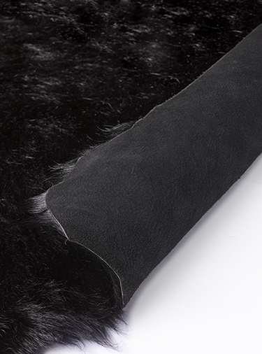 Dark Brown Luxury Cowhide ☞ Size: 207 x 240 cm
