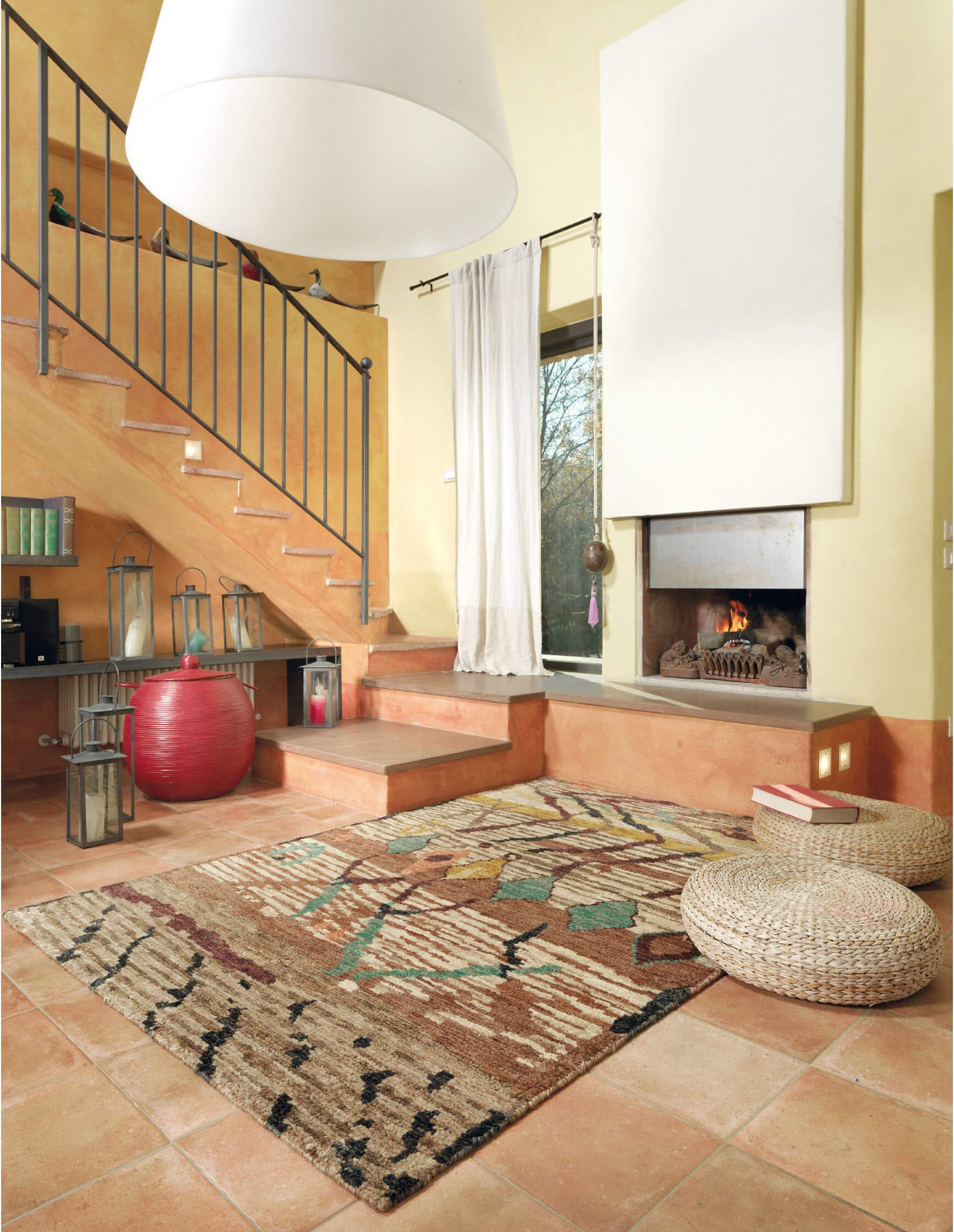 Indian Brown Jute Floor Sitap Rug