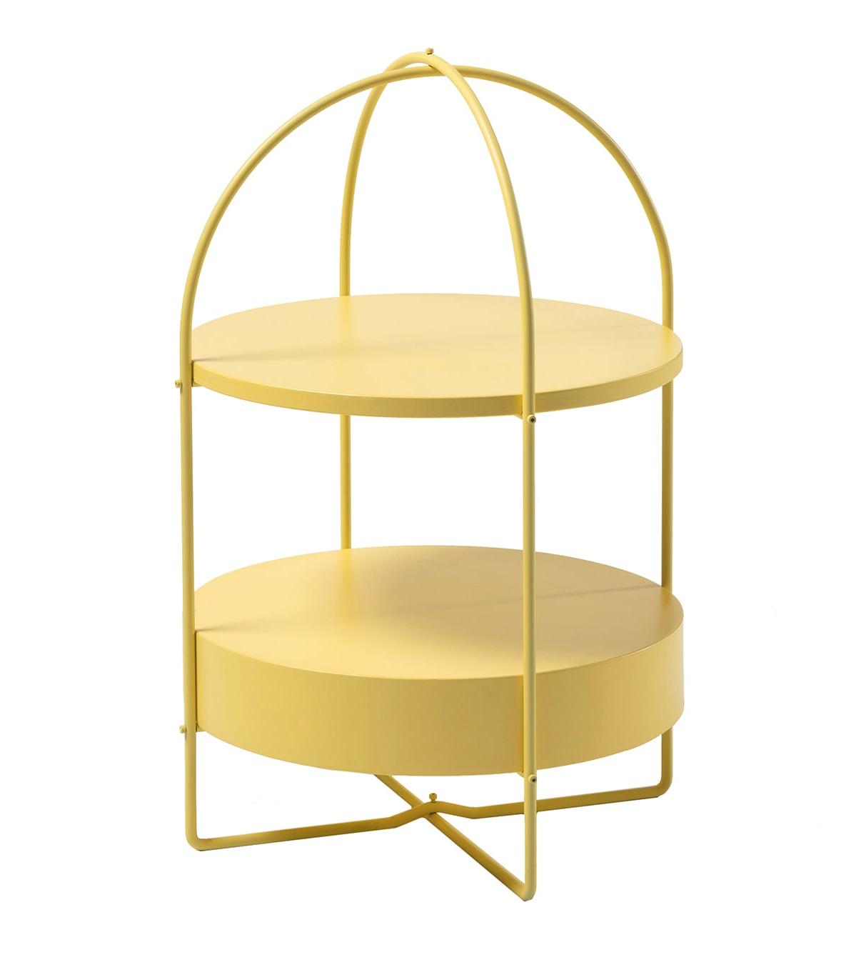Contemporary Yellow Side Table