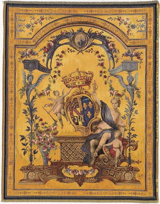 Lady with Coat of Arms Tapestry