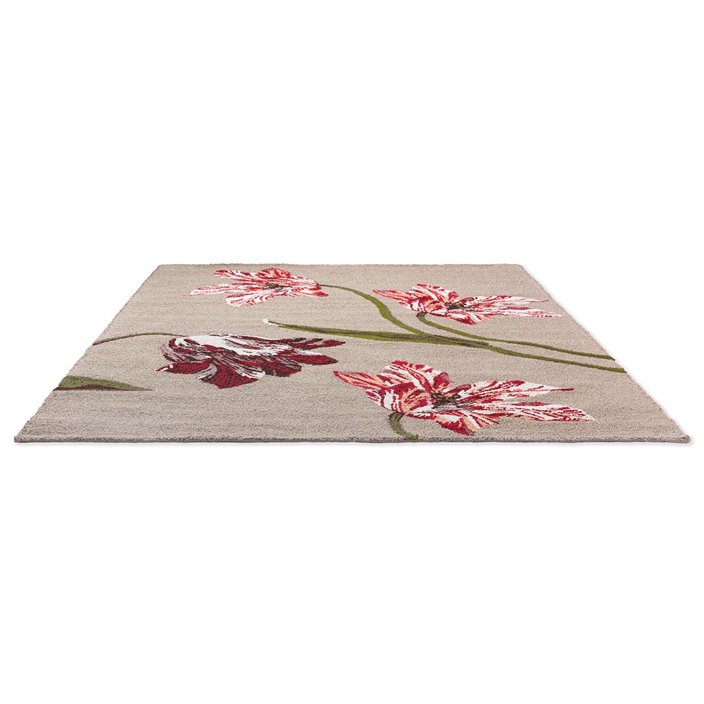 Tulip Red/Beige Outdoor Rug