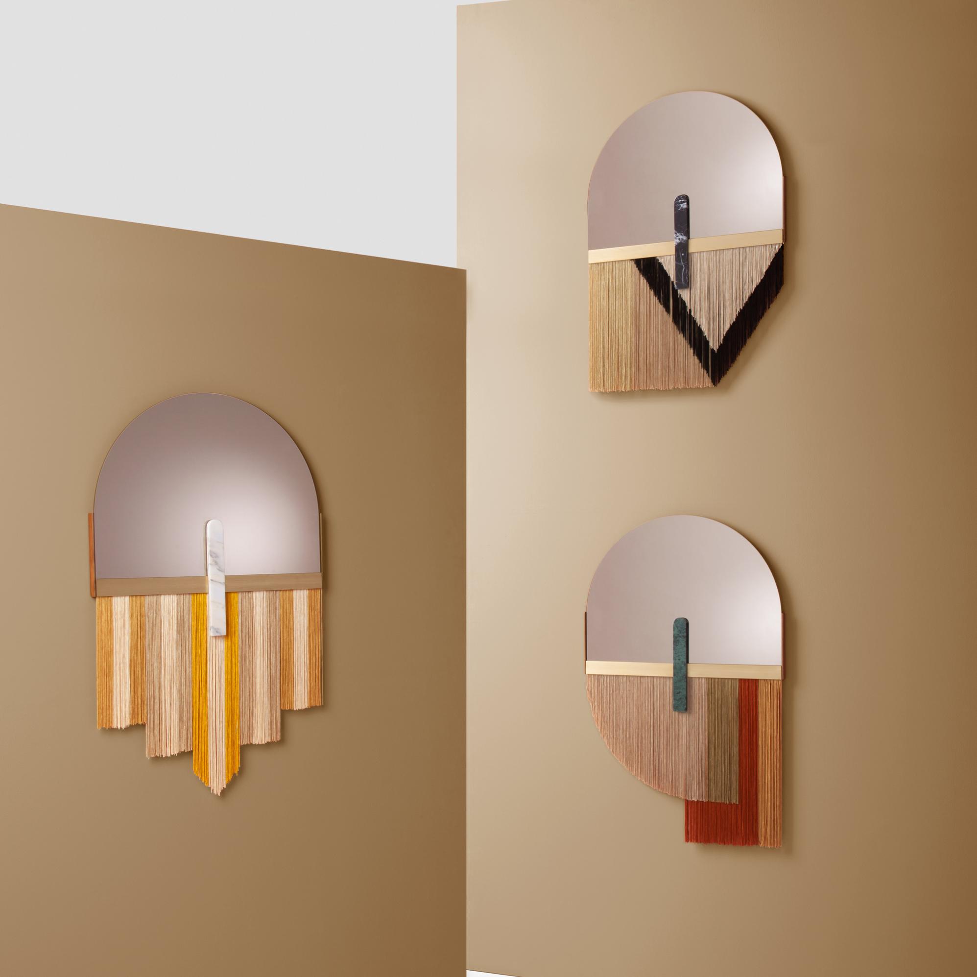 Souk Yellow Decorative Wall Mirror