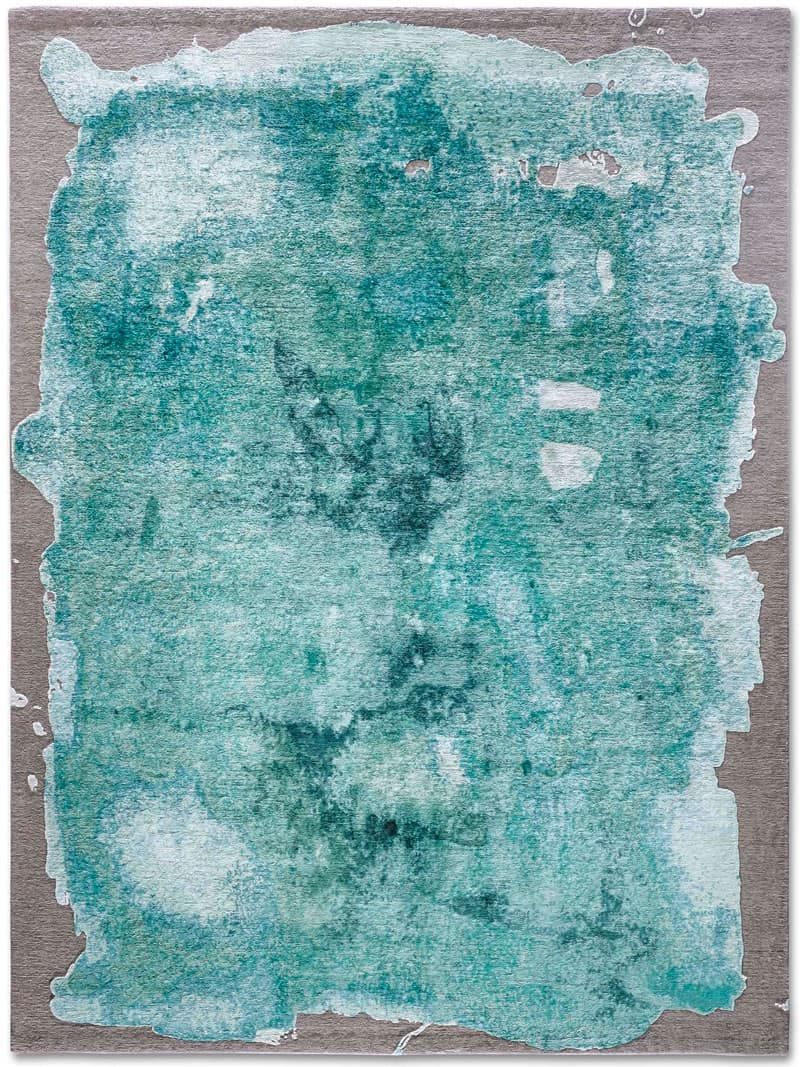 Mono Aqua Hand Knotted Rug