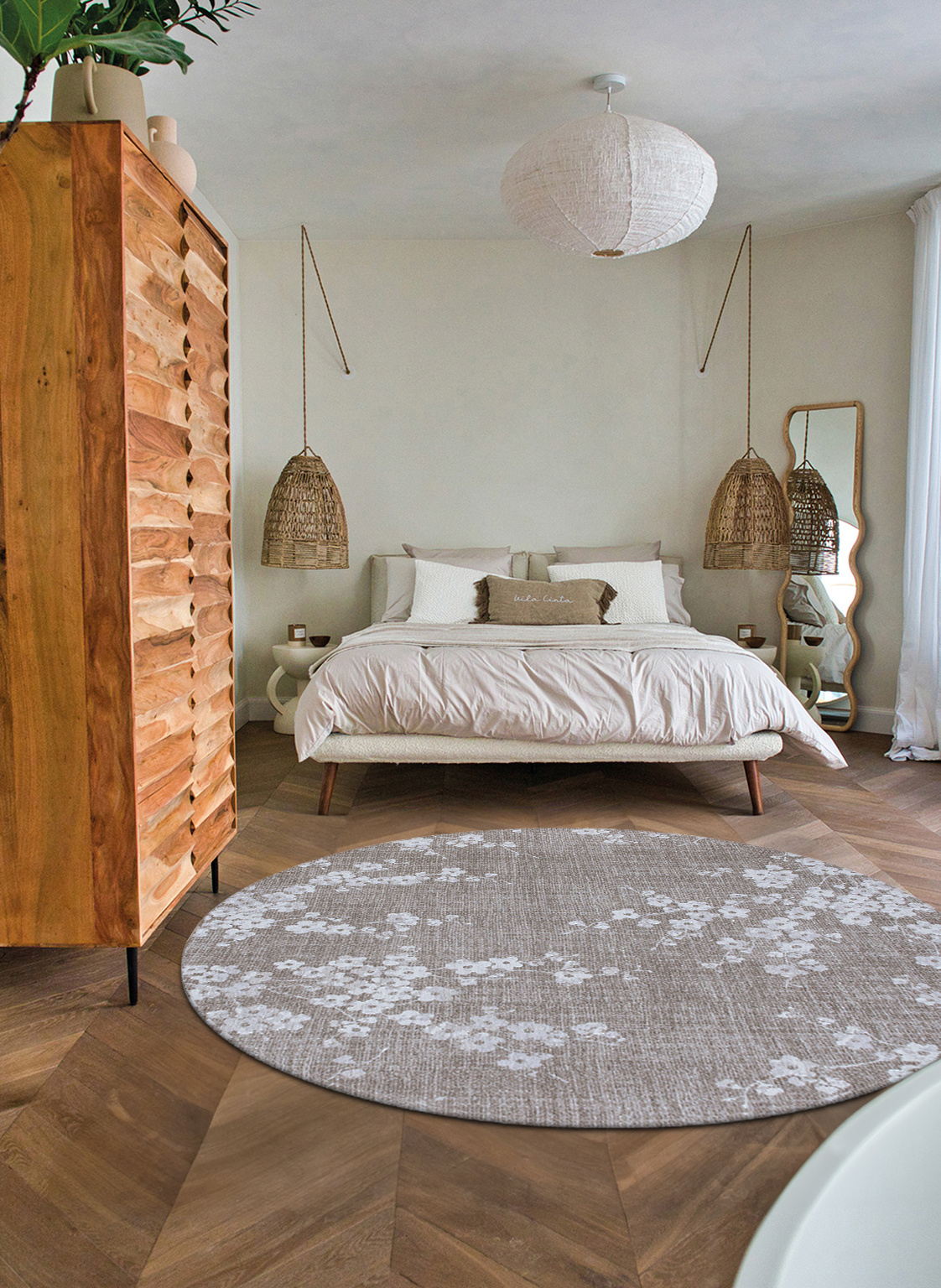Morning Mist Round Rug