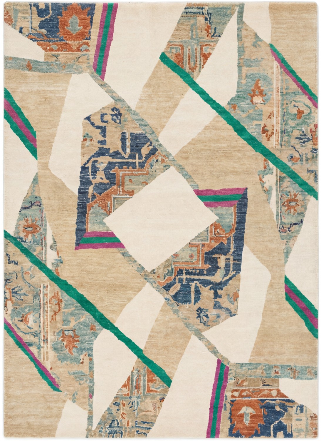 Angular Relics Handcrafted Rug