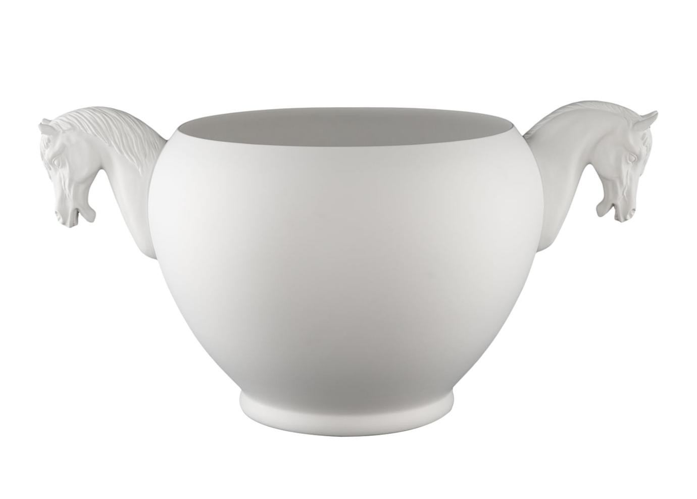 Horse Bowl Vase