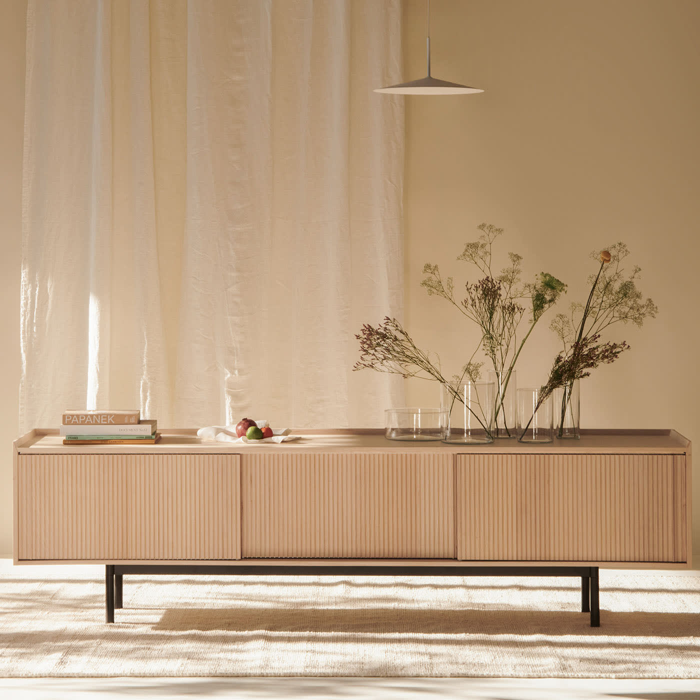 Sipario Natural 3-Doors Sideboard