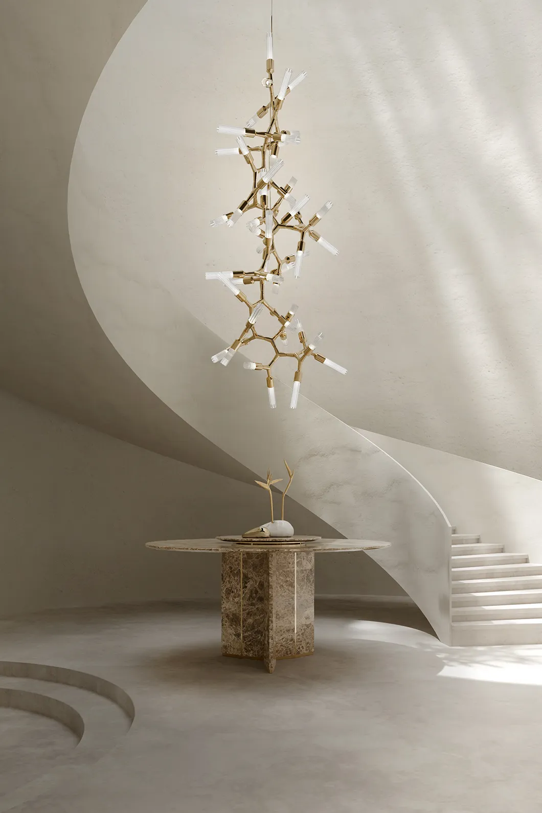 Crystal Edge II Chandelier - 1