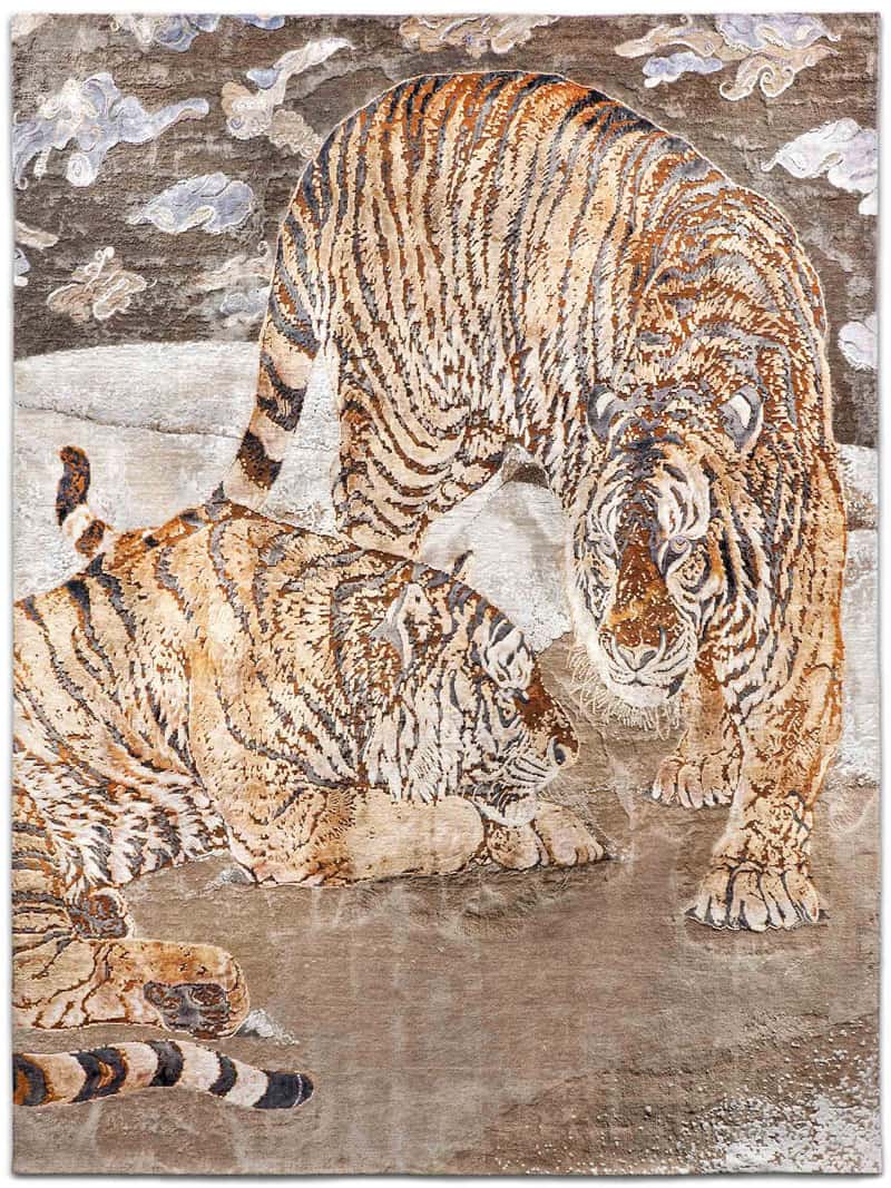 Tiger Luxury Handmade Rug