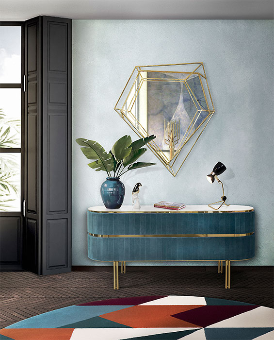 Lustre Small Wall Mirror