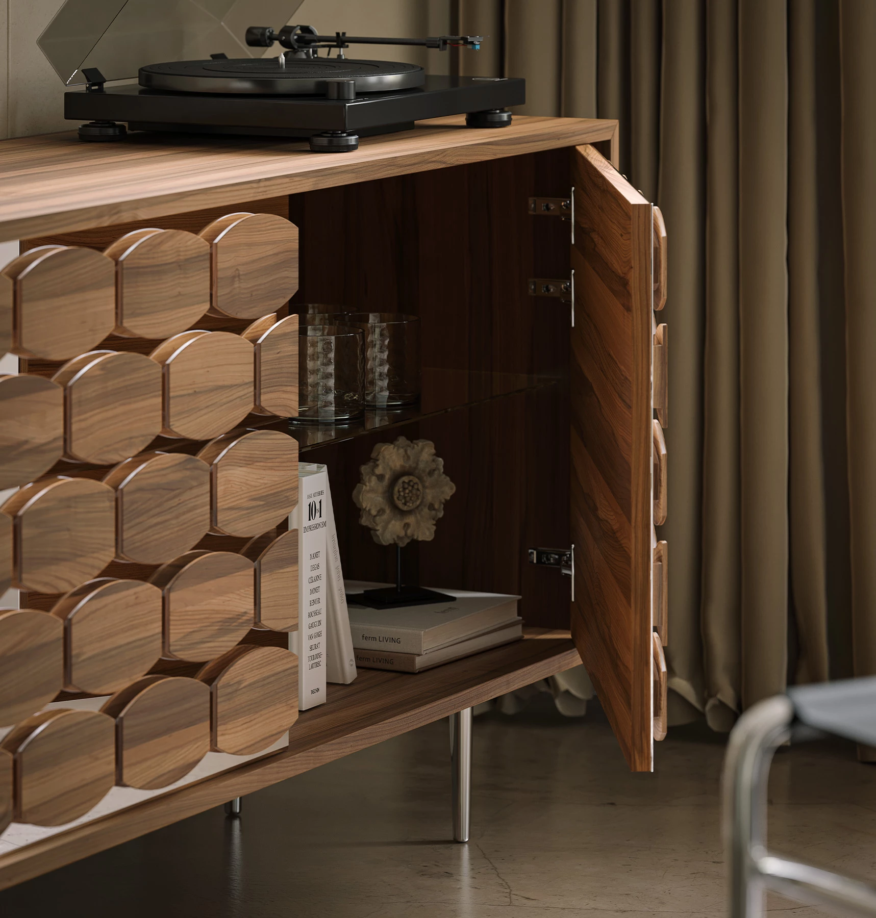 Honey Sideboard
