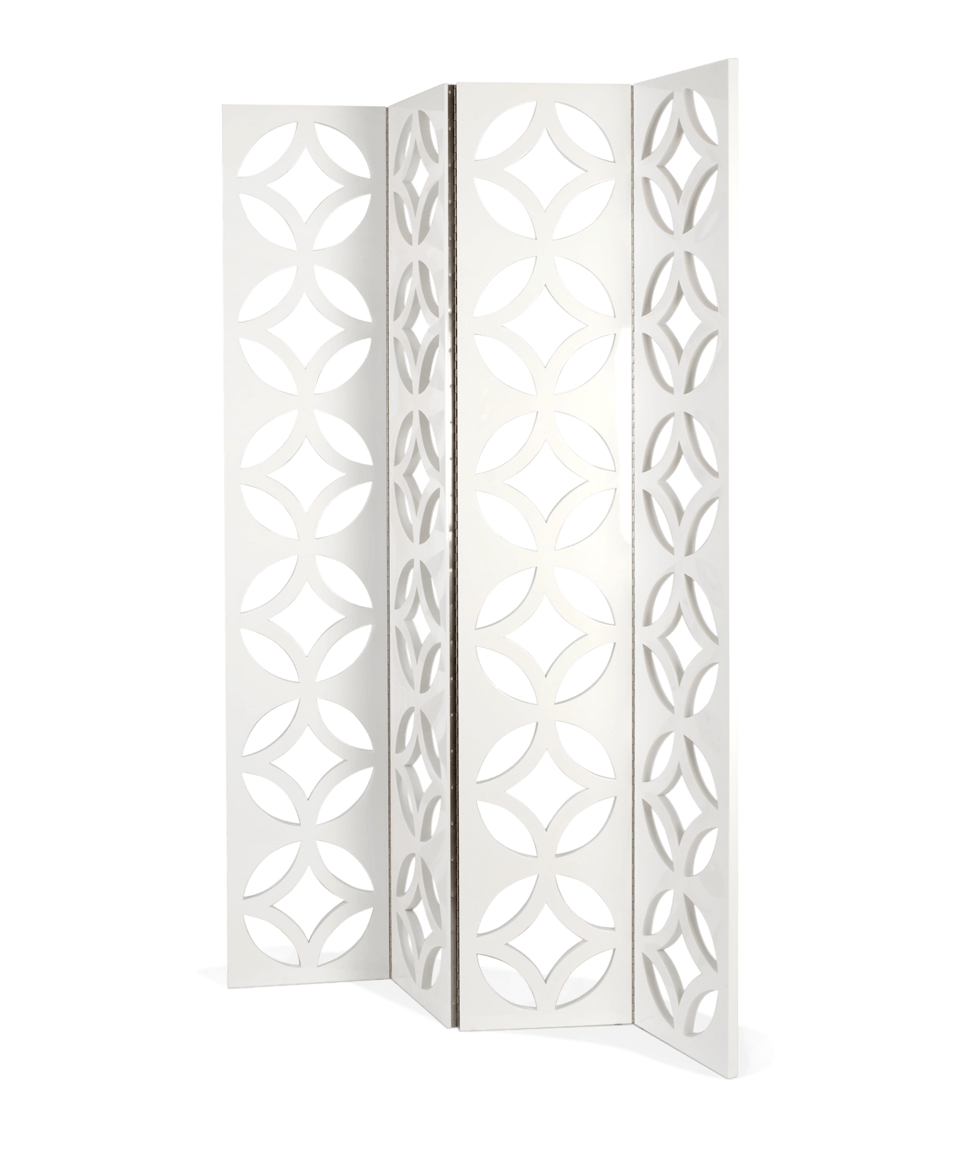 Pearl White Folding Screen