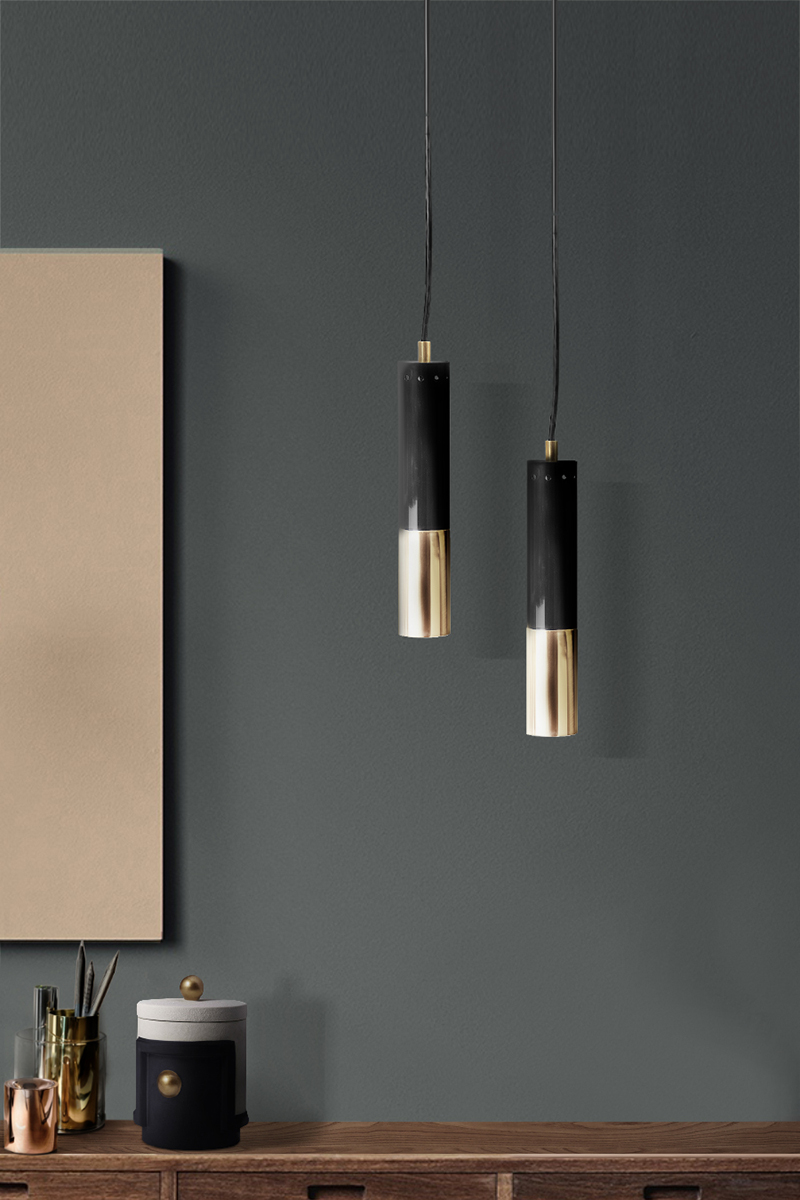 Modernist Suspension Lamp - 7