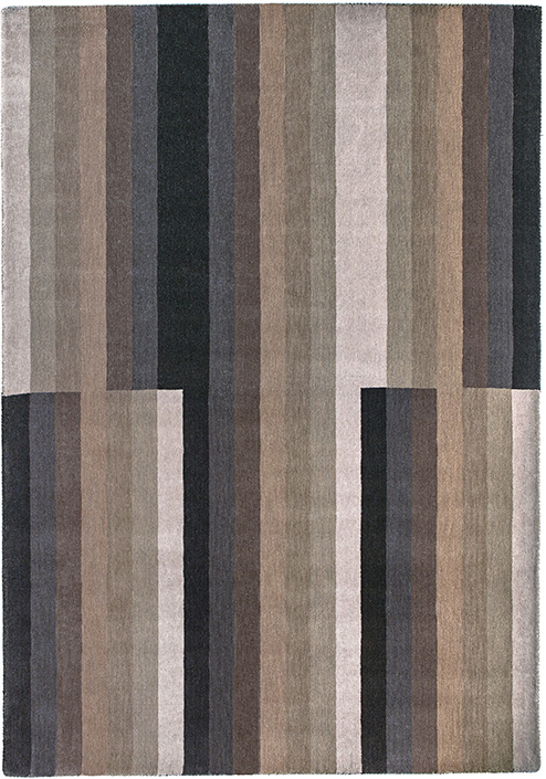 Hand-Woven Wool Rug | Size: 4' 7