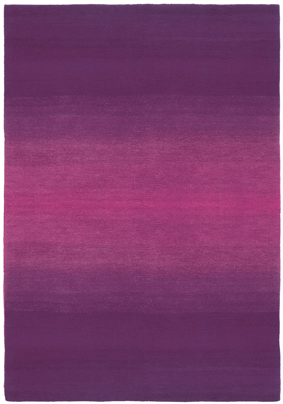 Gradient Hand-Knotted Purple Rug