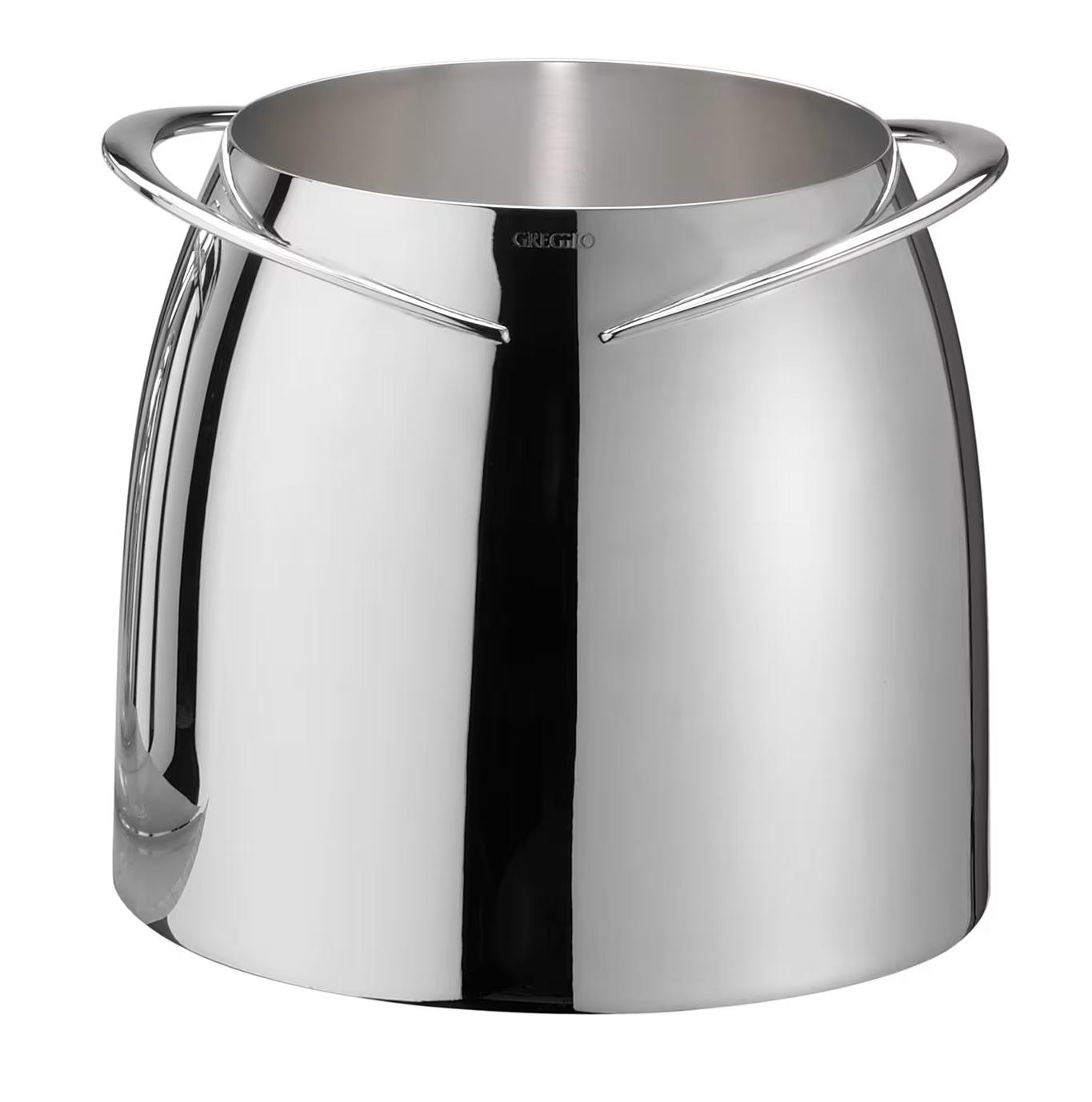 Exquisite Silver-Plated Ice Bucket