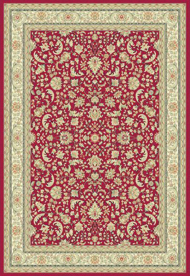 Border Red Oriental Rug