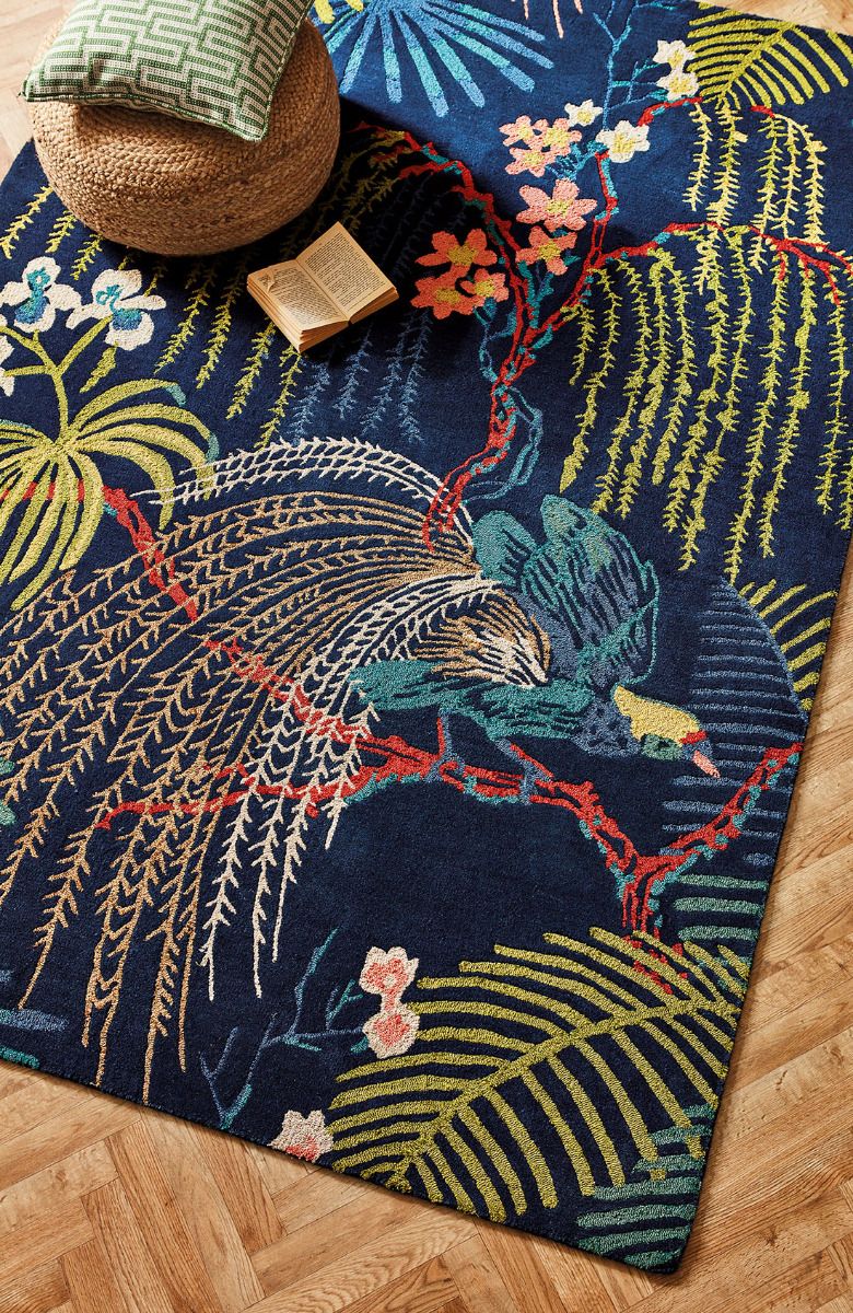 Tropical Night Wool Rug