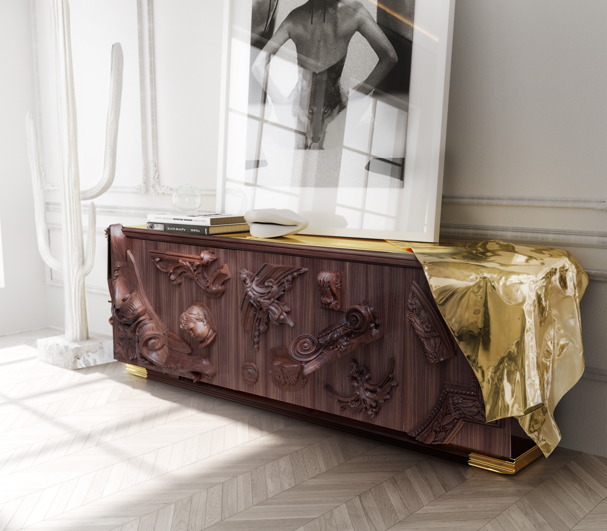 Valiant Walnut Sideboard