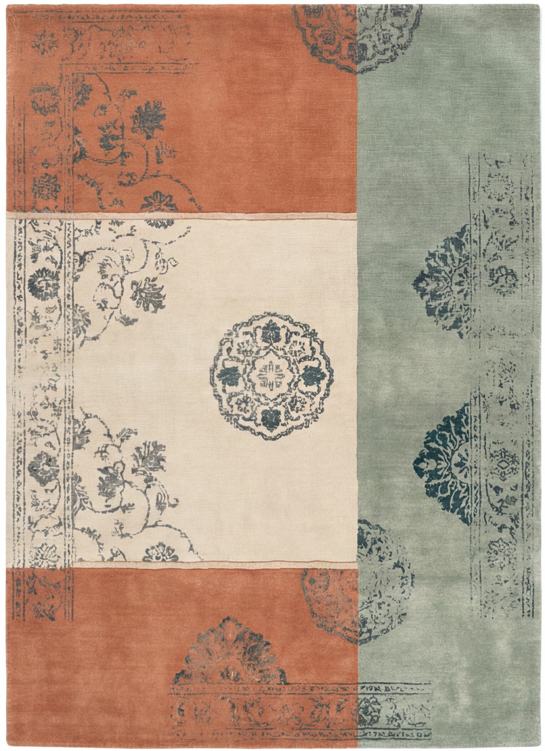 Antique Collage Artisan Rug