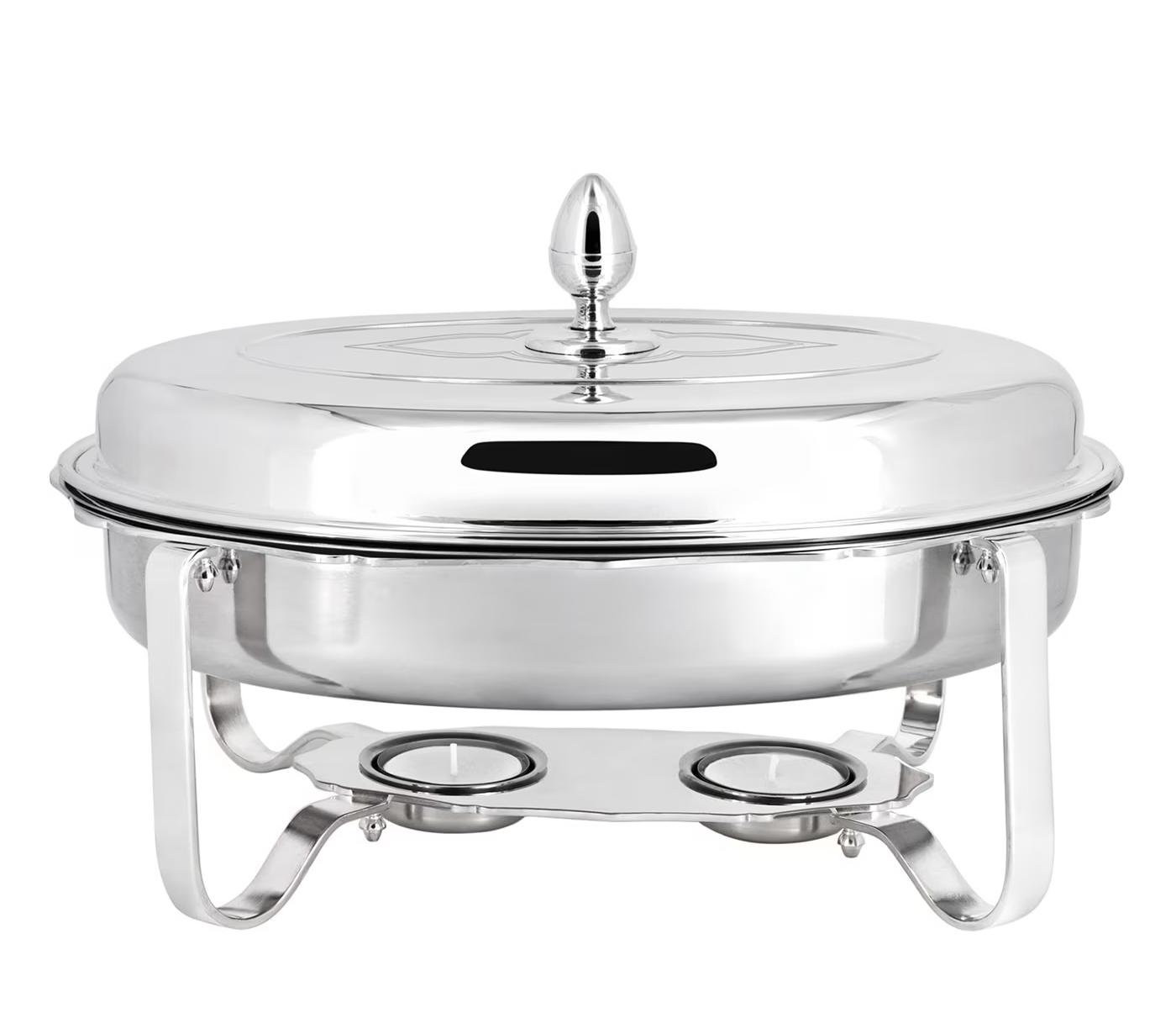 Oval Silver-Plated Chafing Dish
