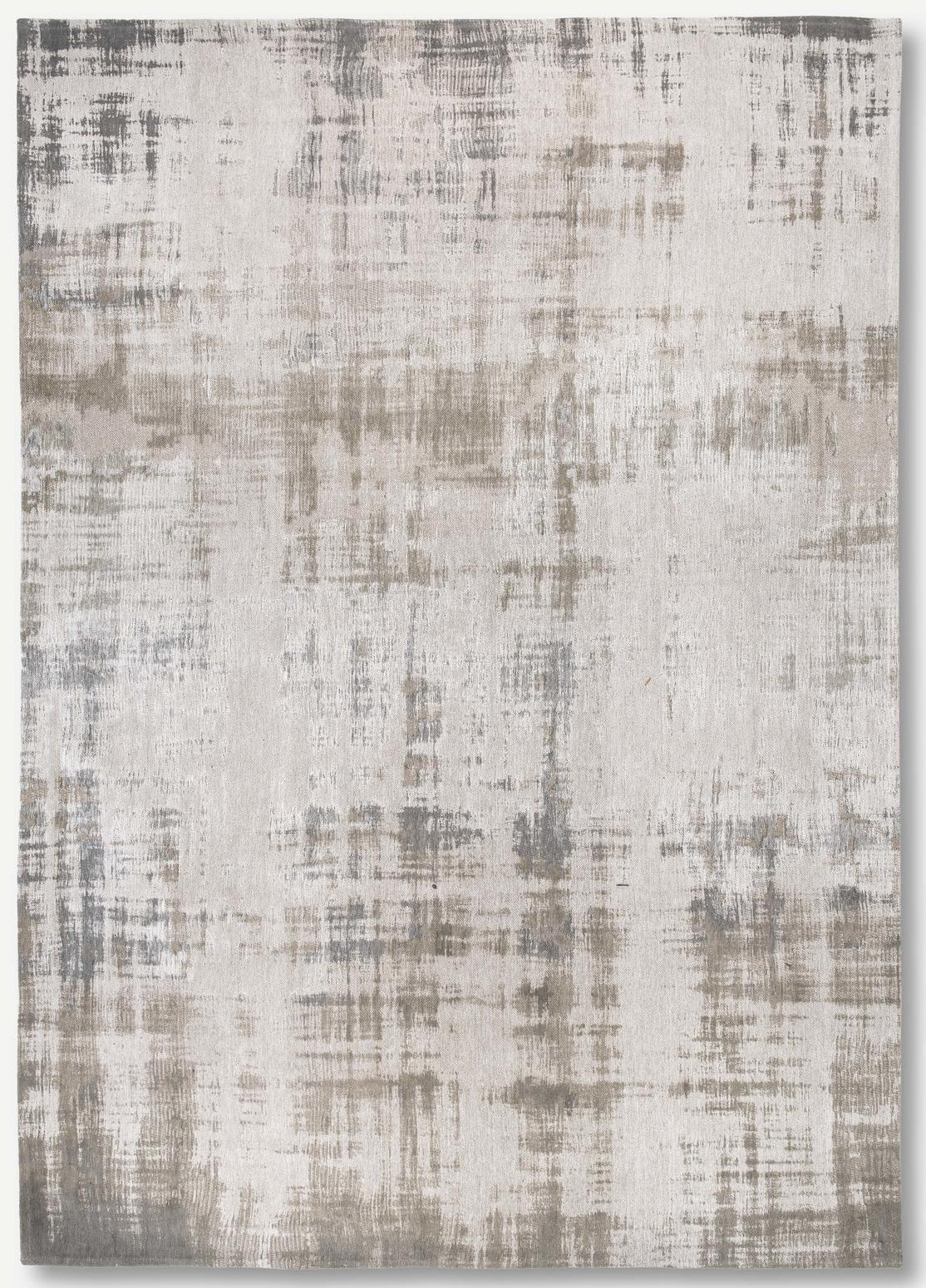 Erased Grey Flatwoven Belgian Rug