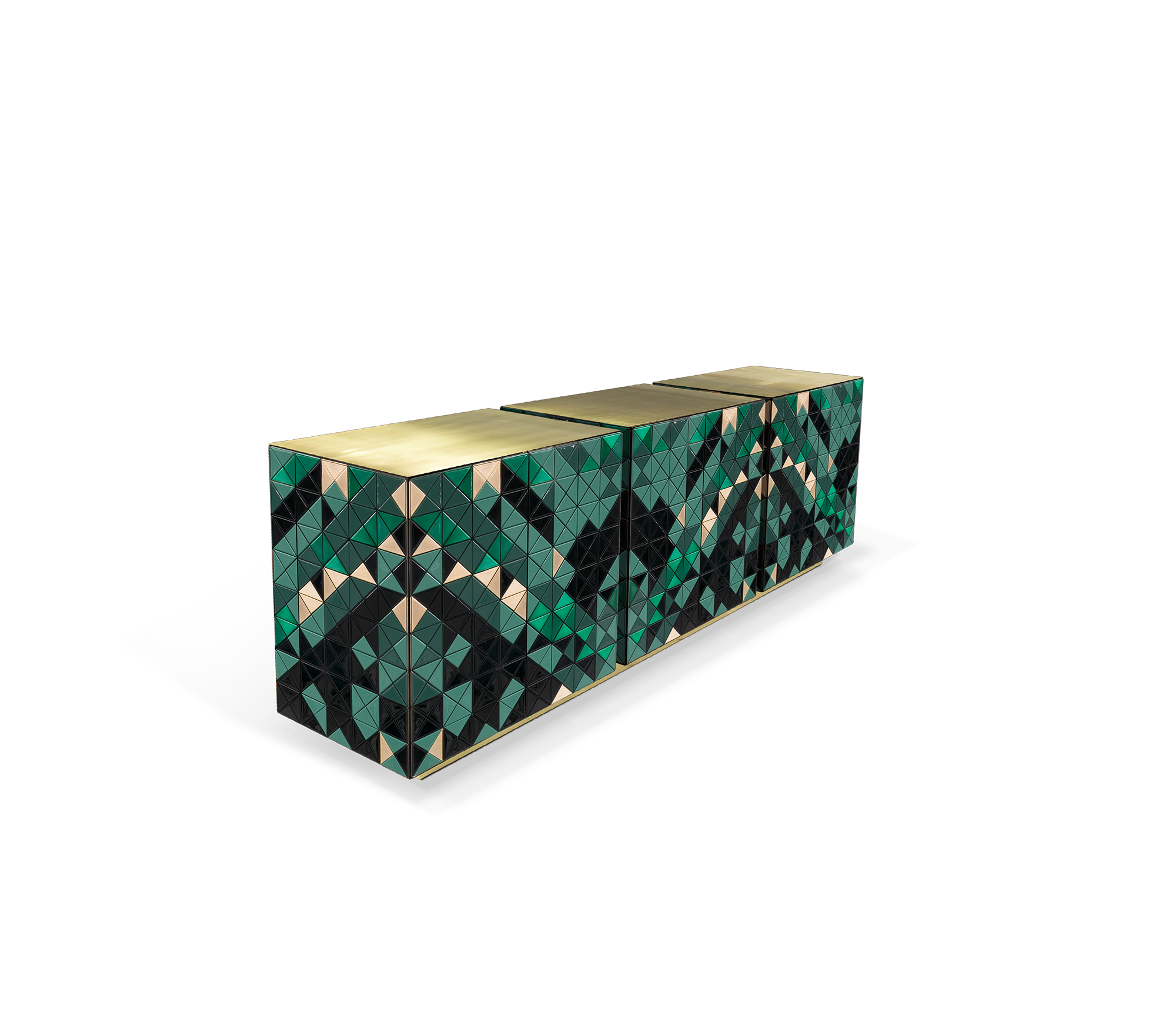 Mosaic Green Sideboard