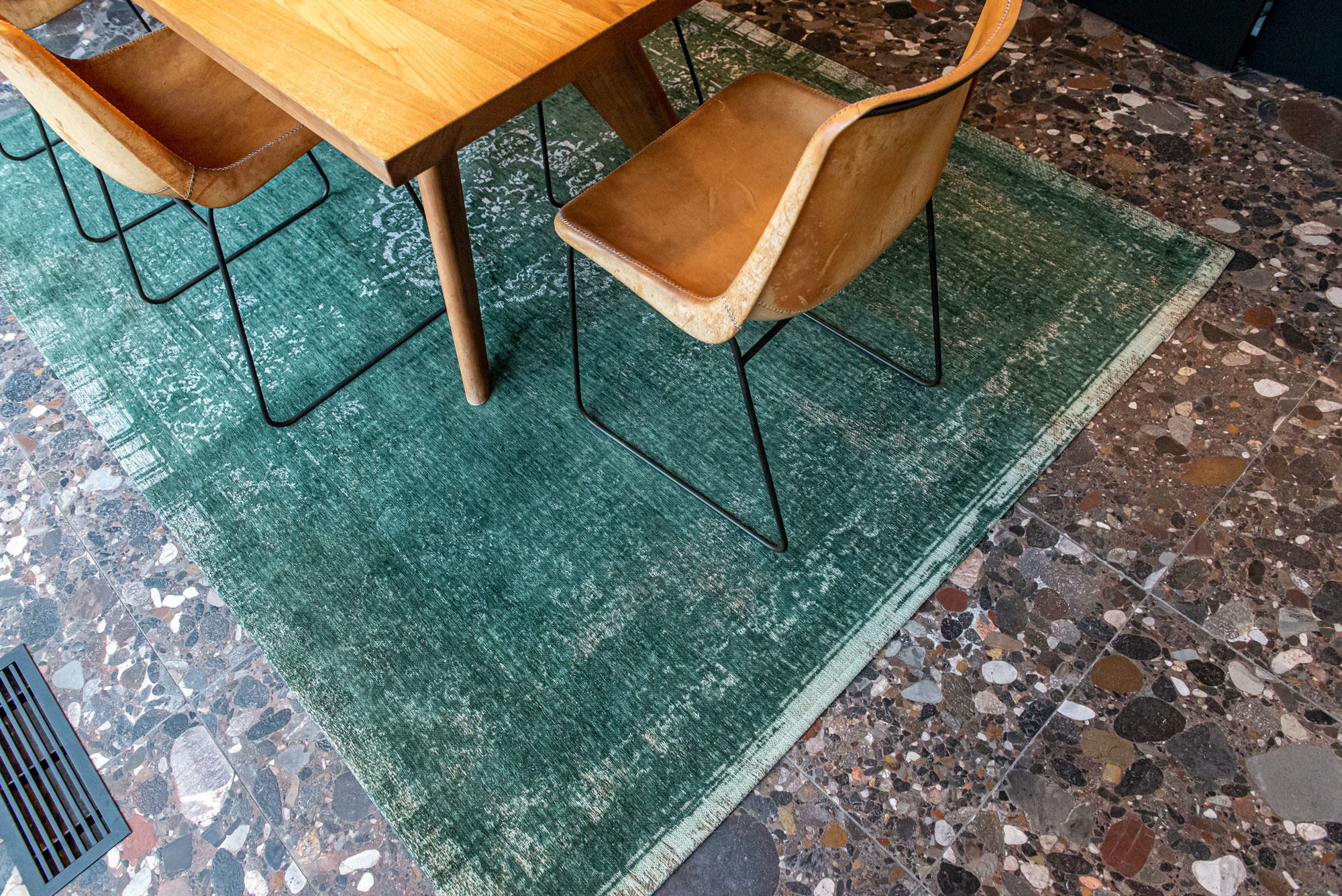 Medallion Green Rug