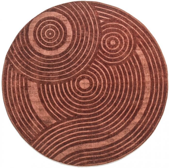 Designer Rust Rug