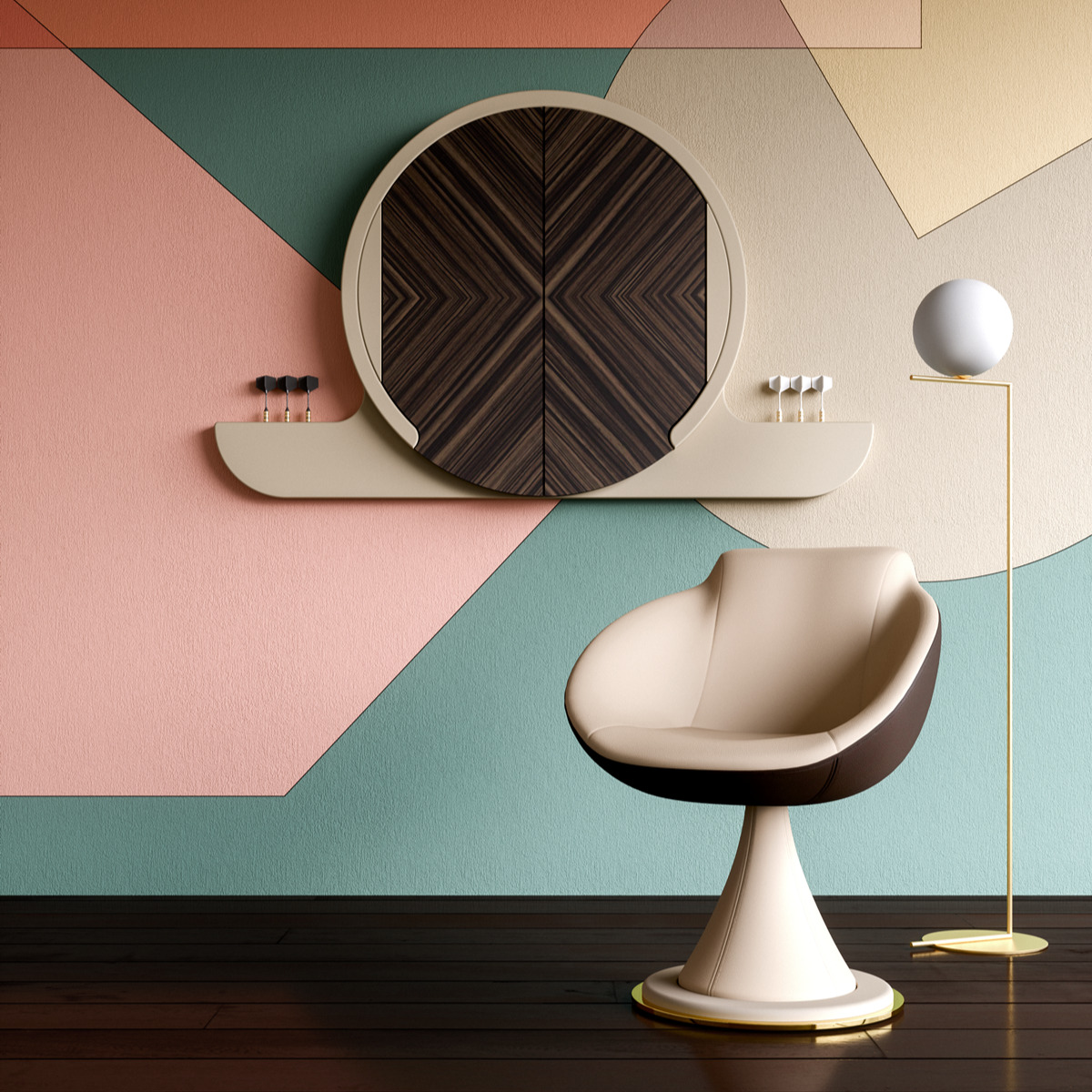 Shell Swivel Chair - 6