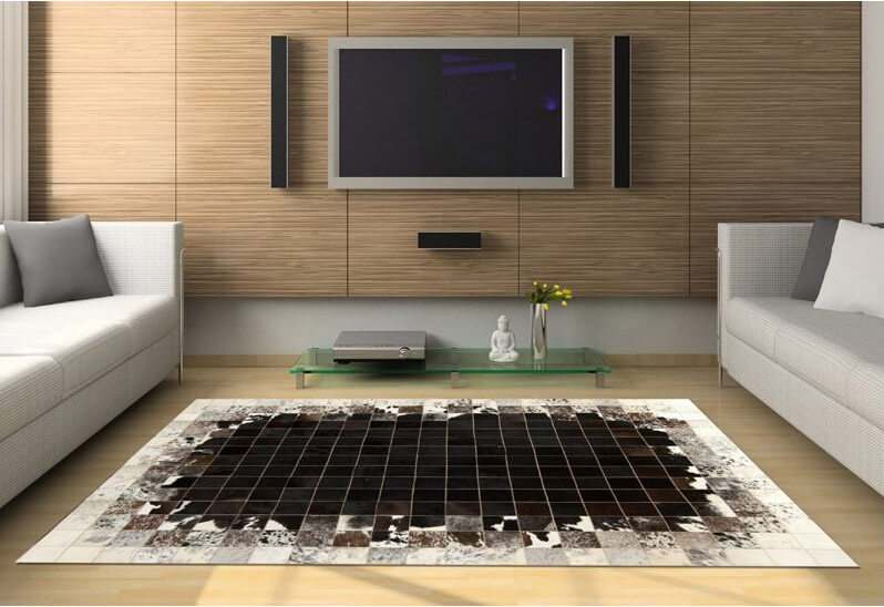 Mosaic Cowhide Rug