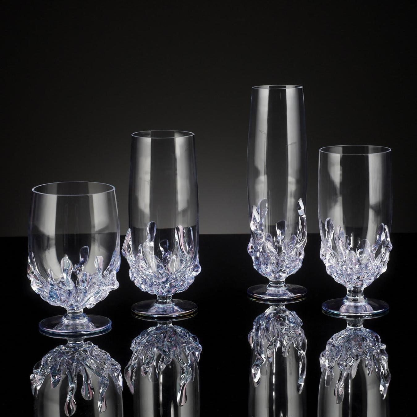 Flame Small Water Glass