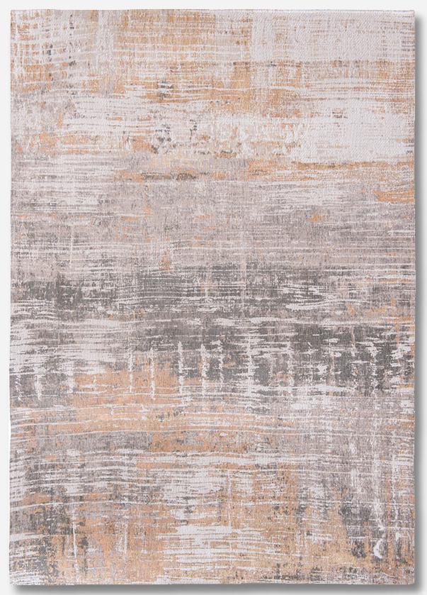 Abstract Grey / Brown Jacquard Rug